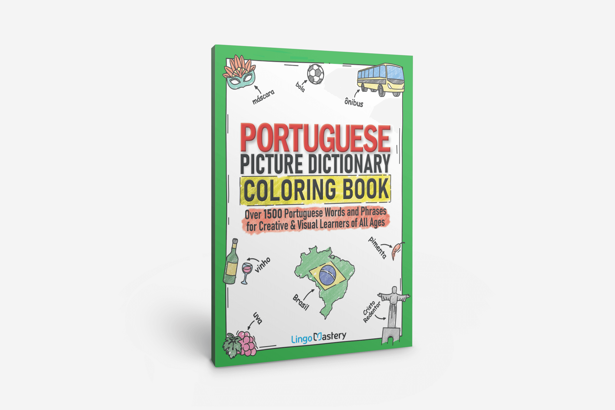 Portuguese Picture Dictionary Coloring Book Lingo Mastery Portuguese Picture Dictionary Coloring Book Lingo Mastery
